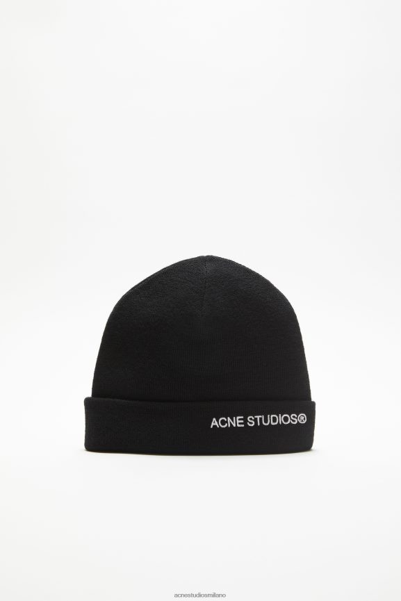 Acne Studios berretto con logo Accessori nero 0N8X450