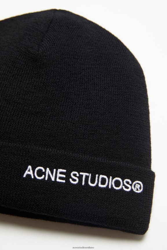 Acne Studios berretto con logo Accessori nero 0N8X450