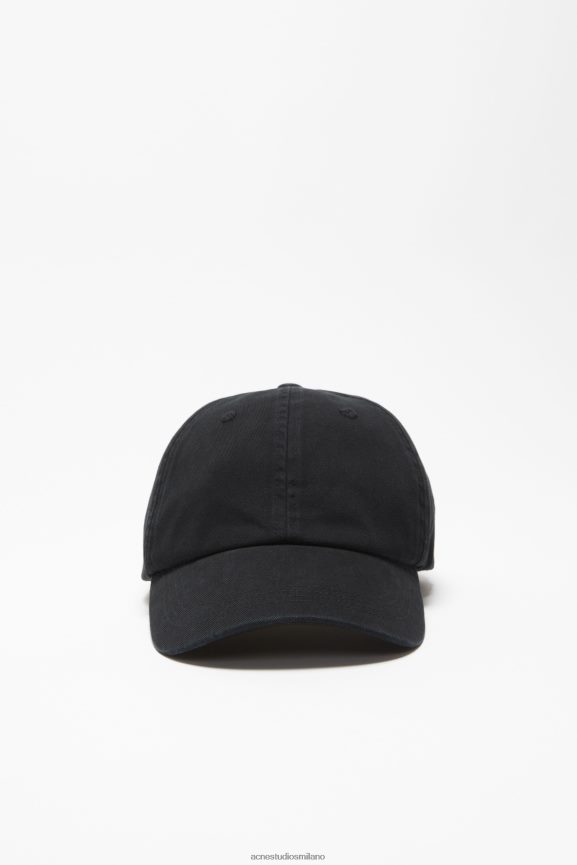 Acne Studios berretto in twill Accessori nero 0N8X454