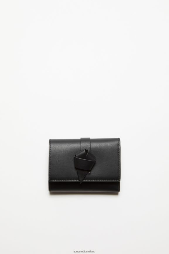 Acne Studios portafoglio piegato musubi Accessori nero 0N8X490