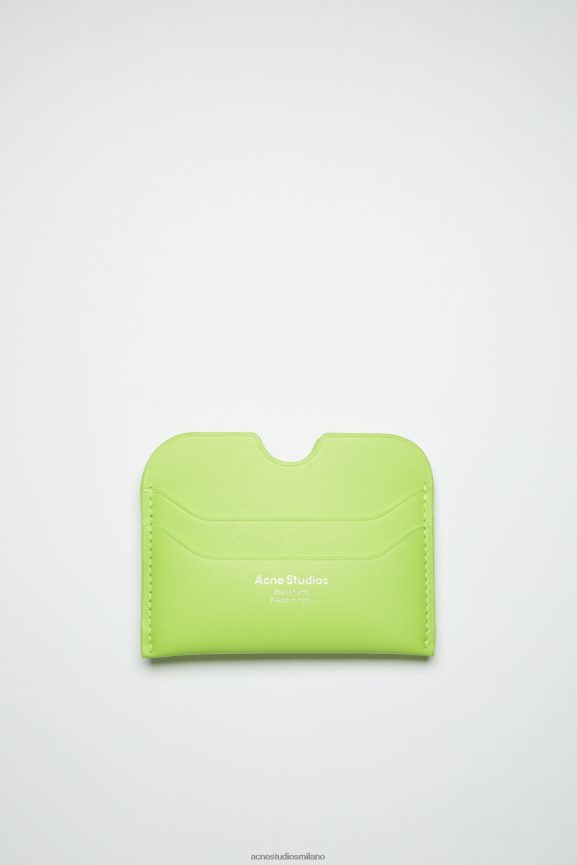 Acne Studios titolare della carta Accessori verde lime 0N8X738