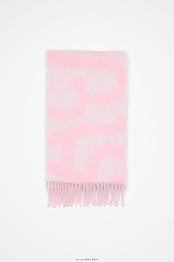 Acne Studios sciarpa con logo Accessori rosa 0N8X850