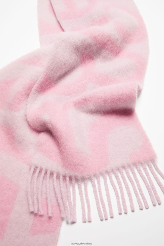 Acne Studios sciarpa con logo Accessori rosa 0N8X850