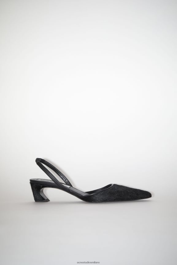 Acne Studios scarpe slingback calzature nero 0N8X486