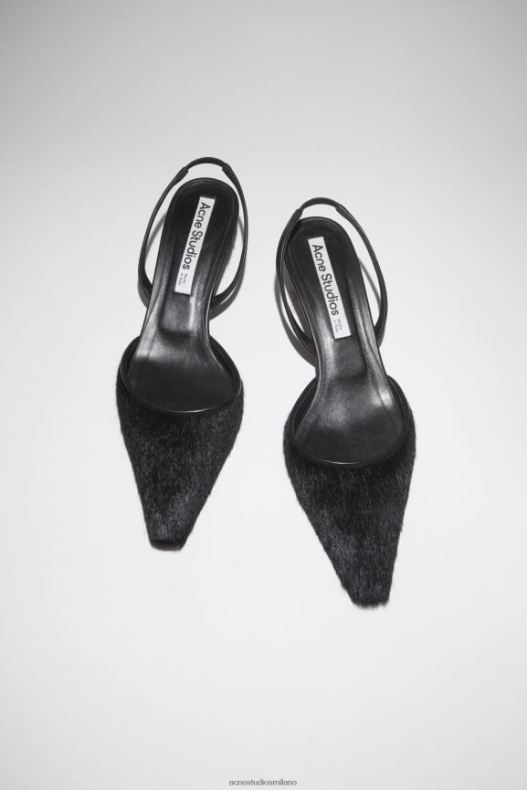 Acne Studios scarpe slingback calzature nero 0N8X486