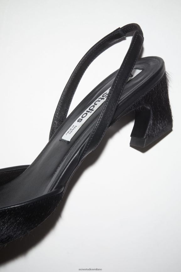 Acne Studios scarpe slingback calzature nero 0N8X486