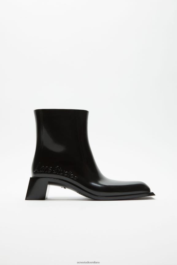 Acne Studios stivaletti in gomma calzature nero 0N8X449