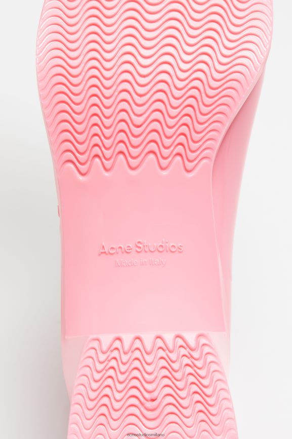 Acne Studios stivaletti in gomma calzature rosa pallido 0N8X810