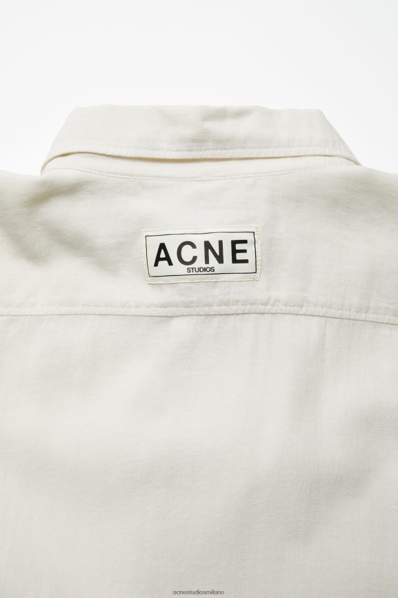 Acne Studios camicia abbottonata abbigliamento bianco 0N8X989