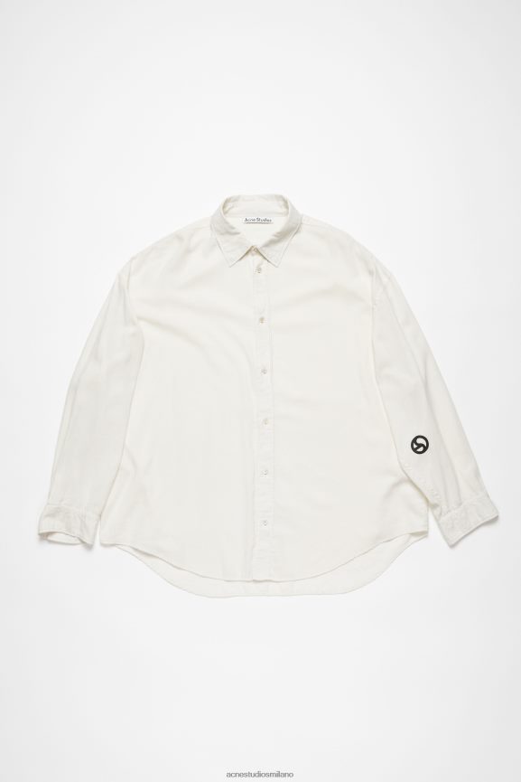 Acne Studios camicia abbottonata abbigliamento bianco 0N8X989