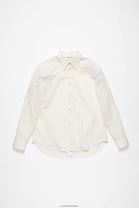 Acne Studios camicia abbottonata abbigliamento bianco 0N8X995