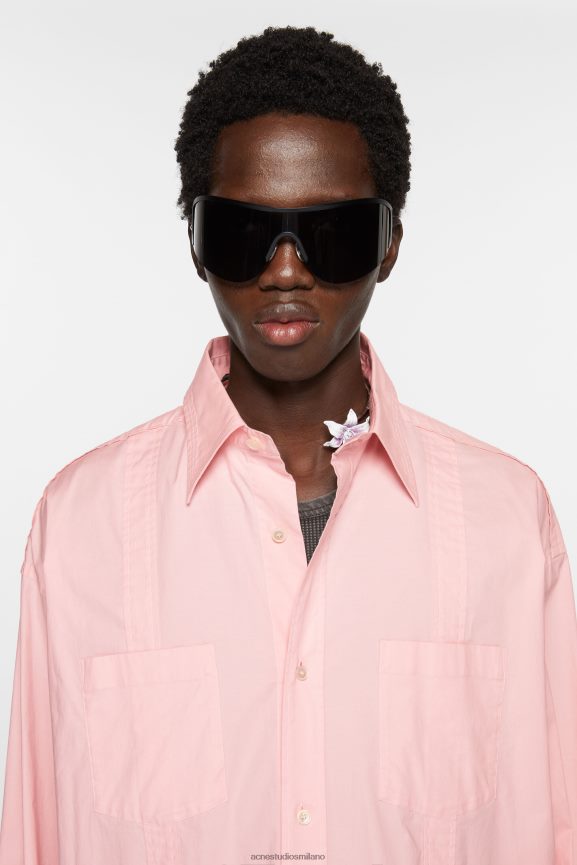 Acne Studios camicia abbottonata abbigliamento rosa 0N8X991