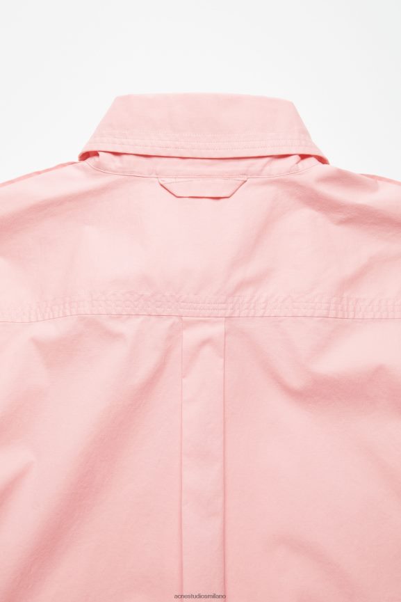 Acne Studios camicia abbottonata abbigliamento rosa 0N8X991