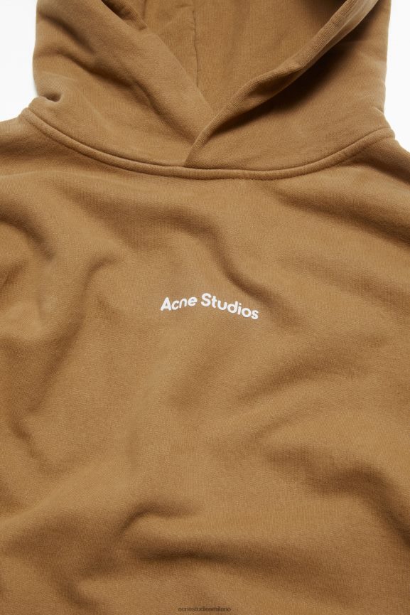 Acne Studios maglione con cappuccio abbigliamento beige fango 0N8X140