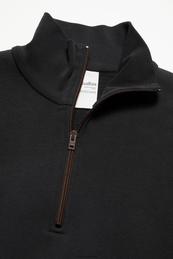 Acne Studios maglione con cerniera abbigliamento nero 0N8X145