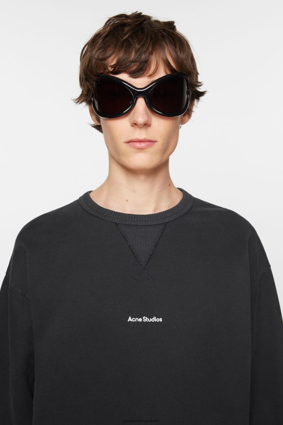 Acne Studios maglione con logo abbigliamento nero 0N8X971