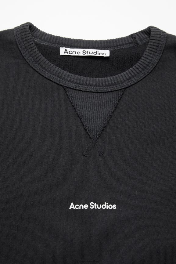 Acne Studios maglione con logo abbigliamento nero 0N8X971