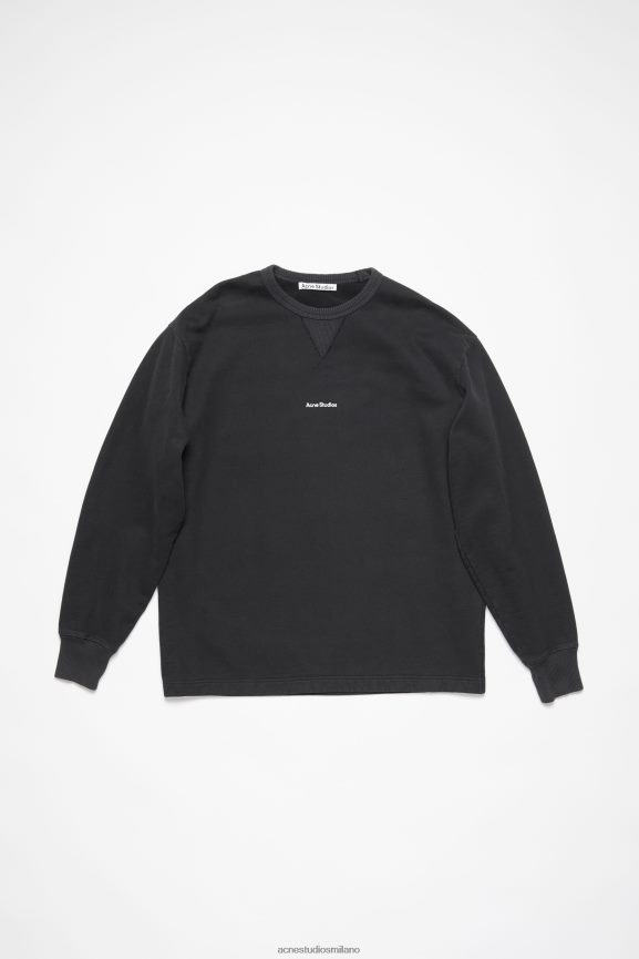 Acne Studios maglione con logo abbigliamento nero 0N8X971