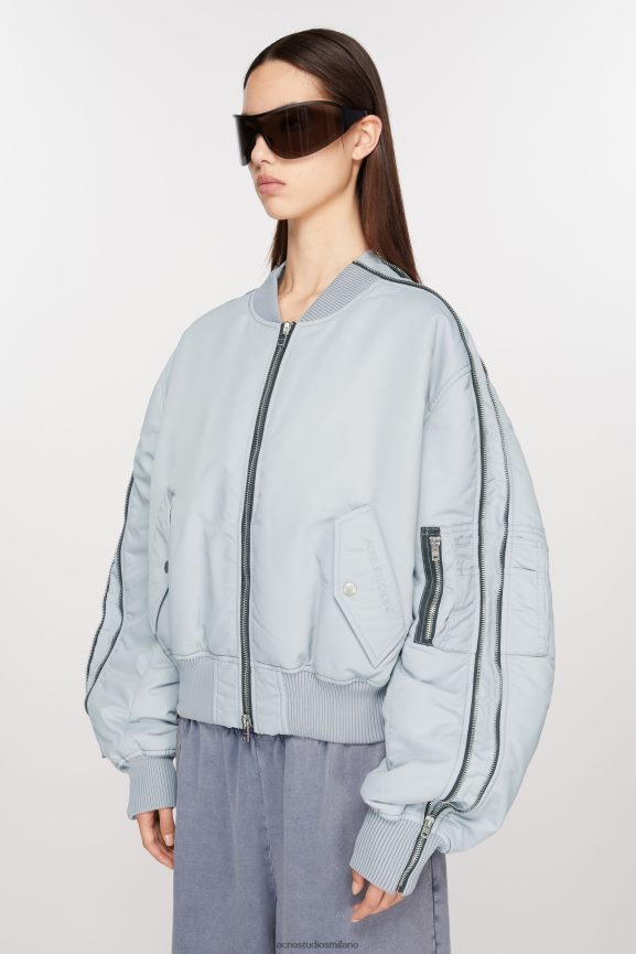 Acne Studios bomber abbigliamento blu polvere 0N8X17