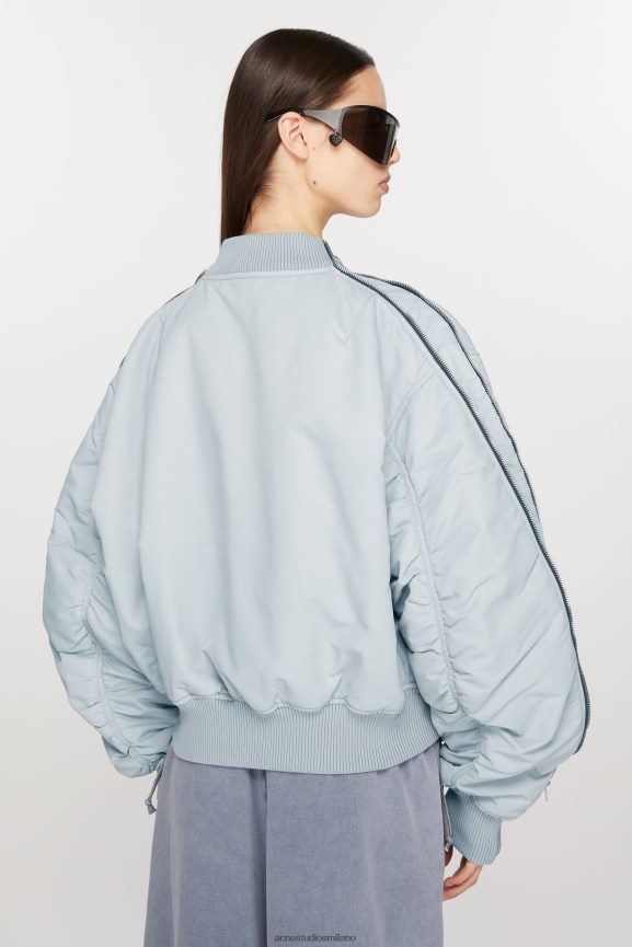 Acne Studios bomber abbigliamento blu polvere 0N8X17