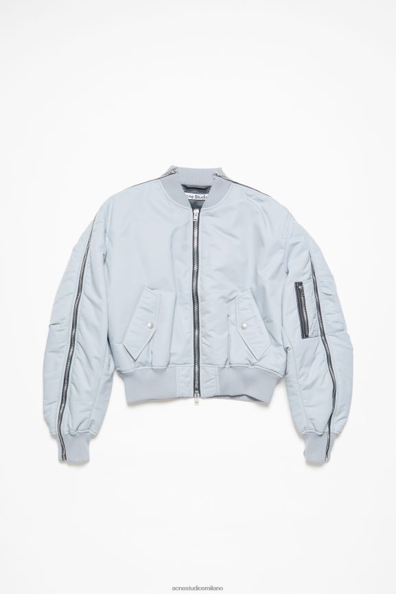 Acne Studios bomber abbigliamento blu polvere 0N8X17