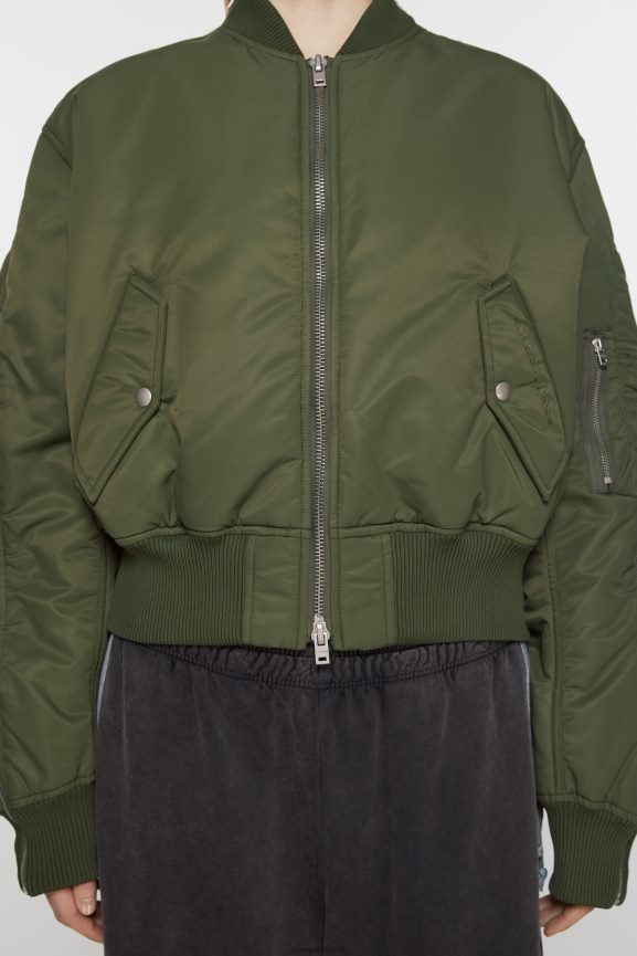 Acne Studios bomber abbigliamento cacciatore verde 0N8X18