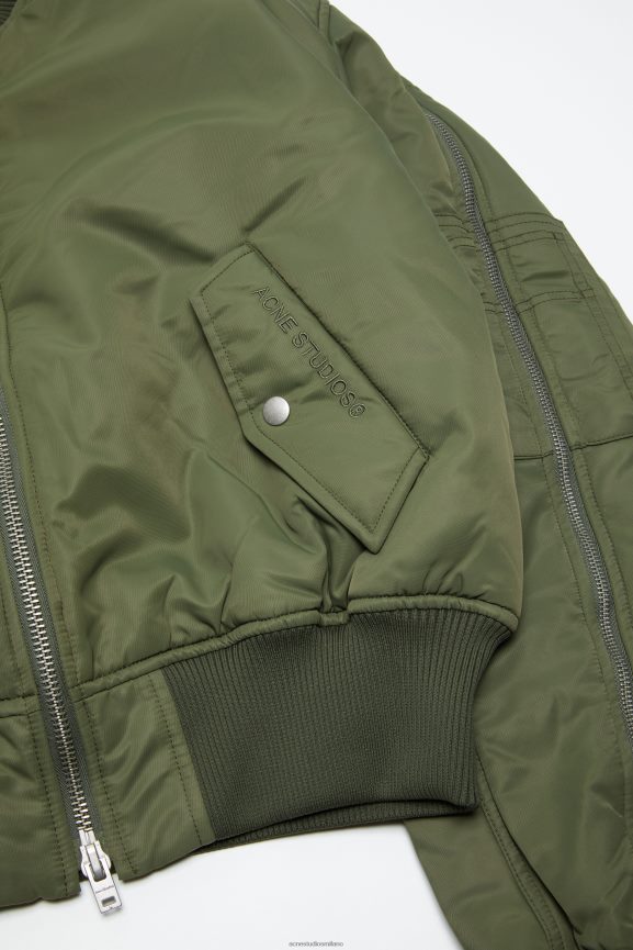 Acne Studios bomber abbigliamento cacciatore verde 0N8X18