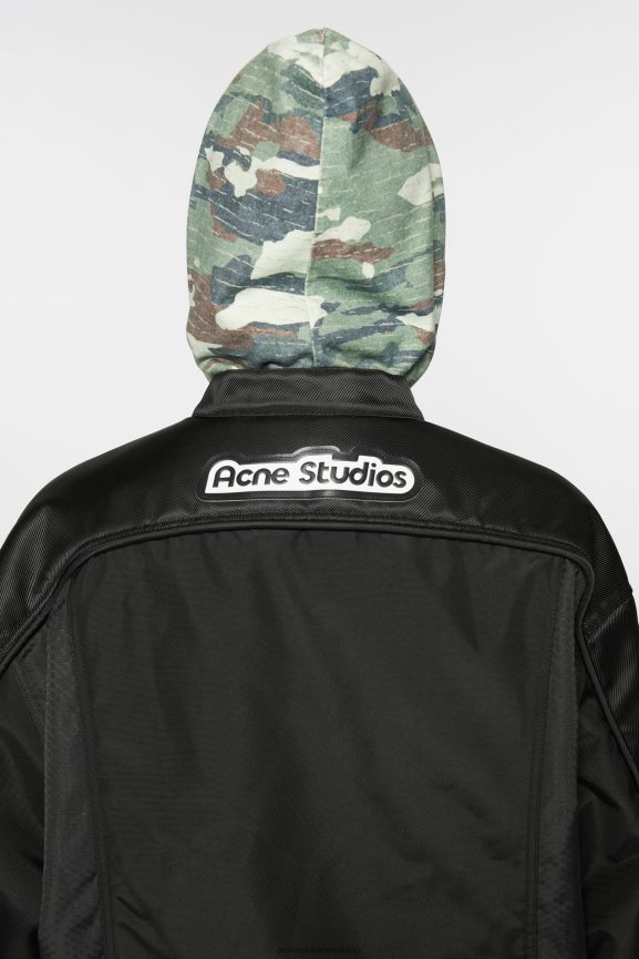 Acne Studios giacca imbottita abbigliamento nero 0N8X888