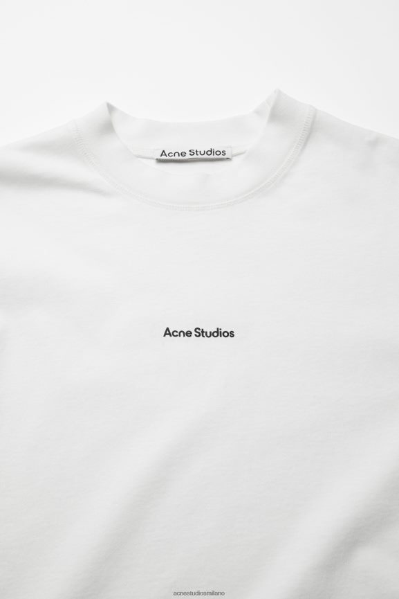 Acne Studios maglietta con logo abbigliamento bianco ottico 0N8X1017