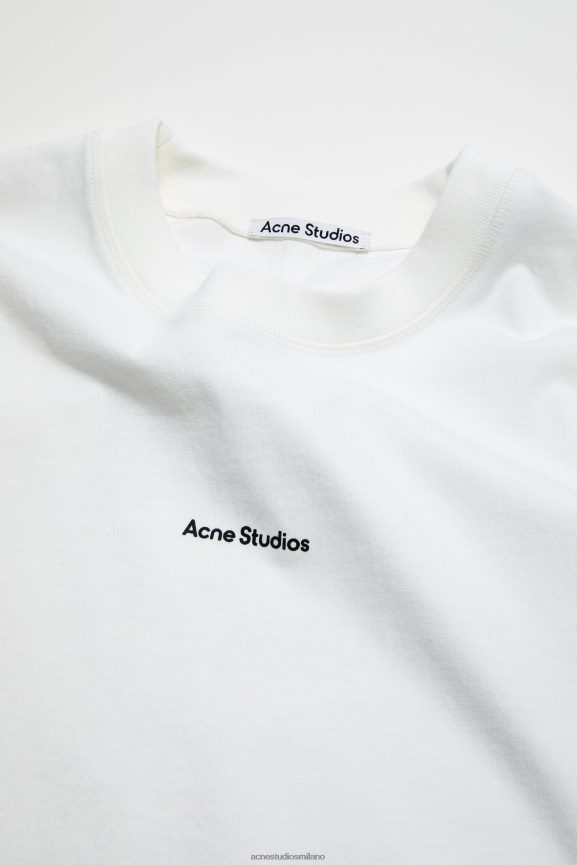 Acne Studios maglietta con logo abbigliamento bianco ottico 0N8X201