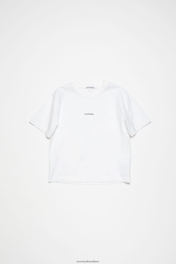 Acne Studios maglietta con logo abbigliamento bianco ottico 0N8X201