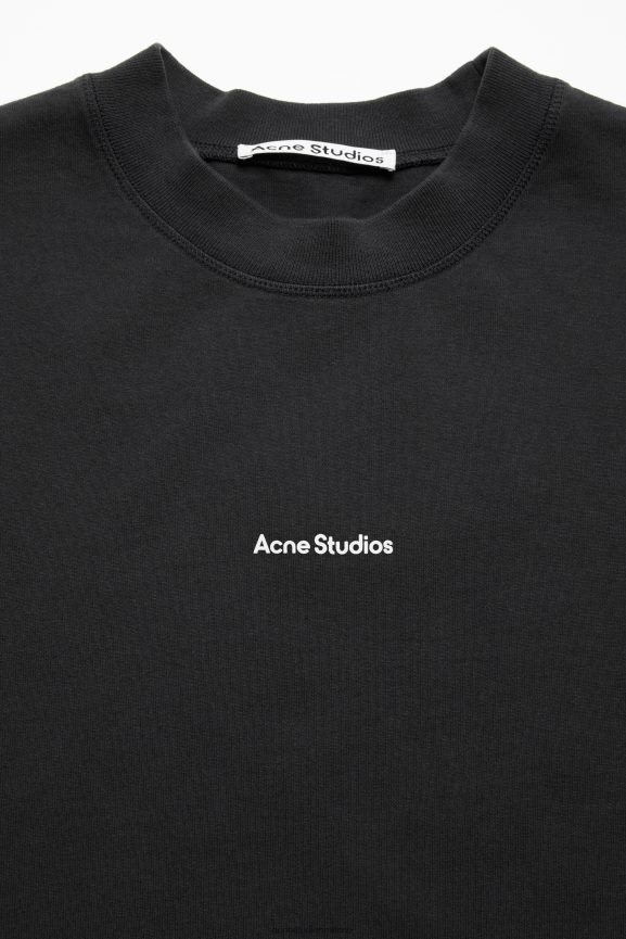 Acne Studios maglietta con logo abbigliamento nero 0N8X1018