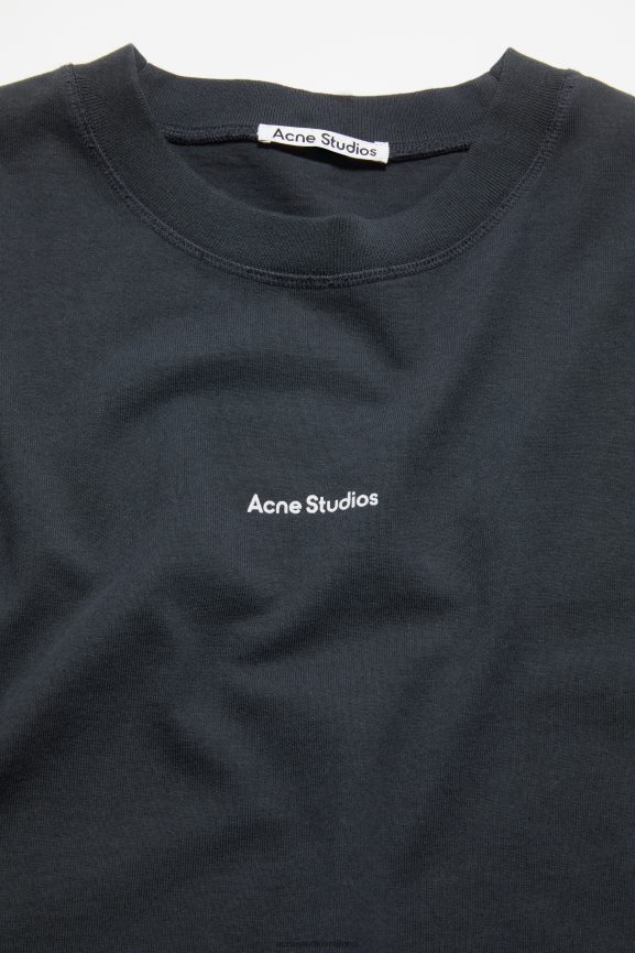 Acne Studios maglietta con logo abbigliamento nero 0N8X202