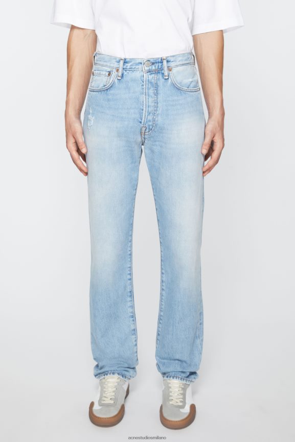 Acne Studios jeans dalla vestibilità regolare -1996 abbigliamento azzurro 0N8X1143