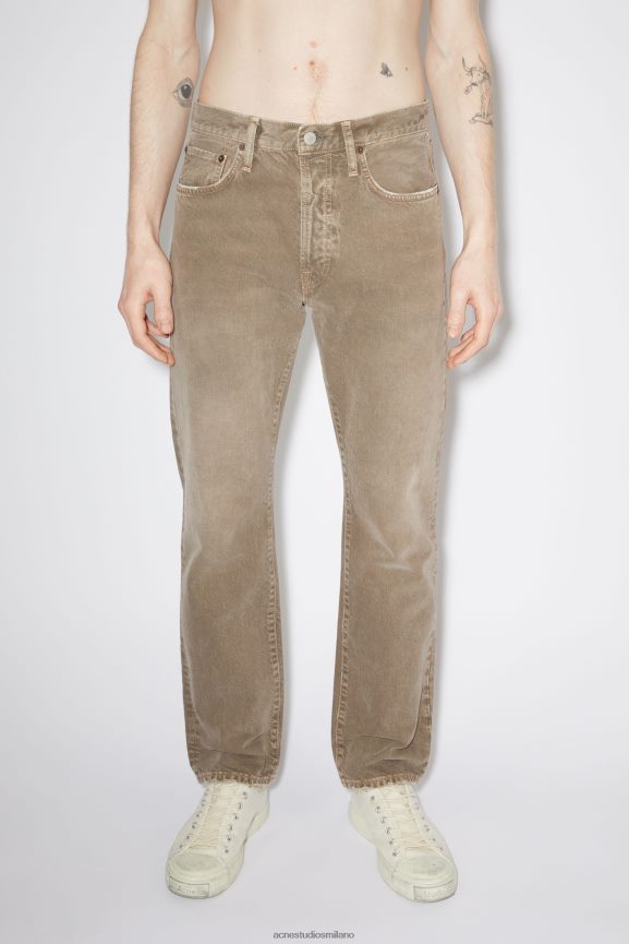 Acne Studios jeans dalla vestibilità regolare -1996 abbigliamento beige 0N8X1147