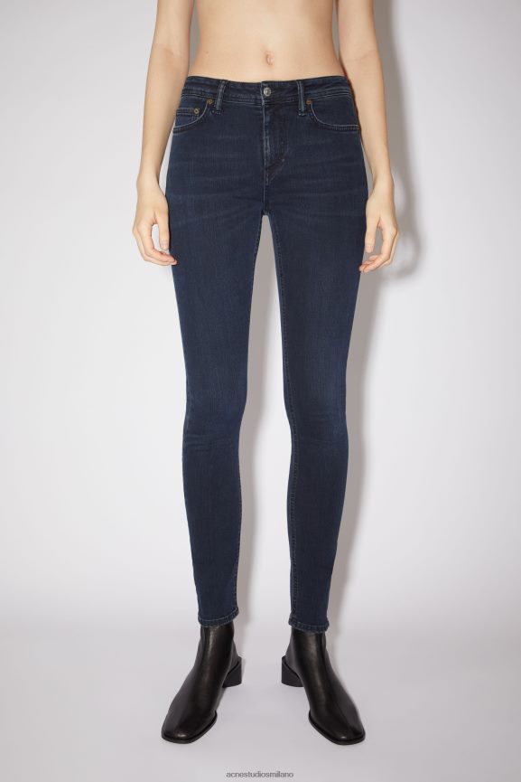 Acne Studios jeans skinny fit - salita abbigliamento blu nero 0N8X245