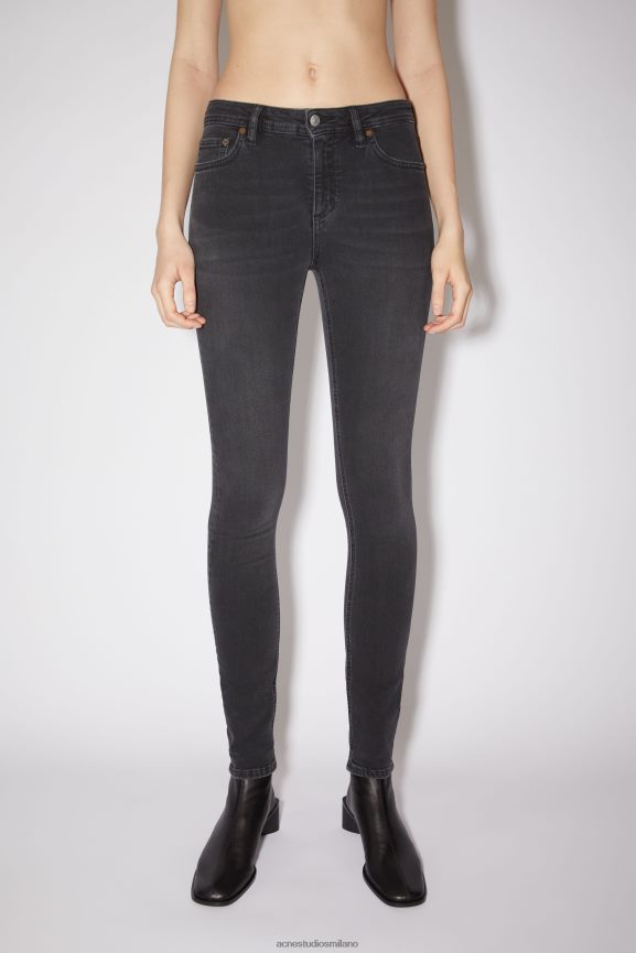 Acne Studios jeans skinny fit - salita abbigliamento usato nero 0N8X243