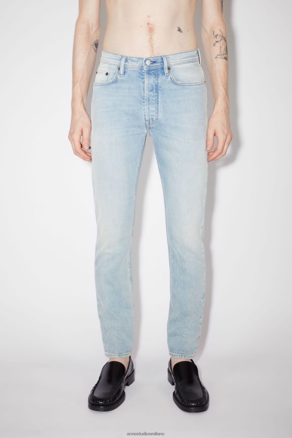 Acne Studios jeans slim fit - fiume abbigliamento azzurro 0N8X1145