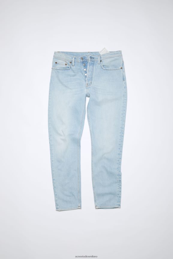 Acne Studios jeans slim fit - fiume abbigliamento azzurro 0N8X1145