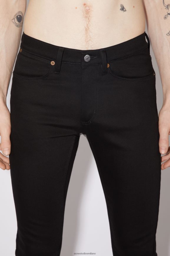 Acne Studios jeans slim fit - max abbigliamento nero 0N8X1208