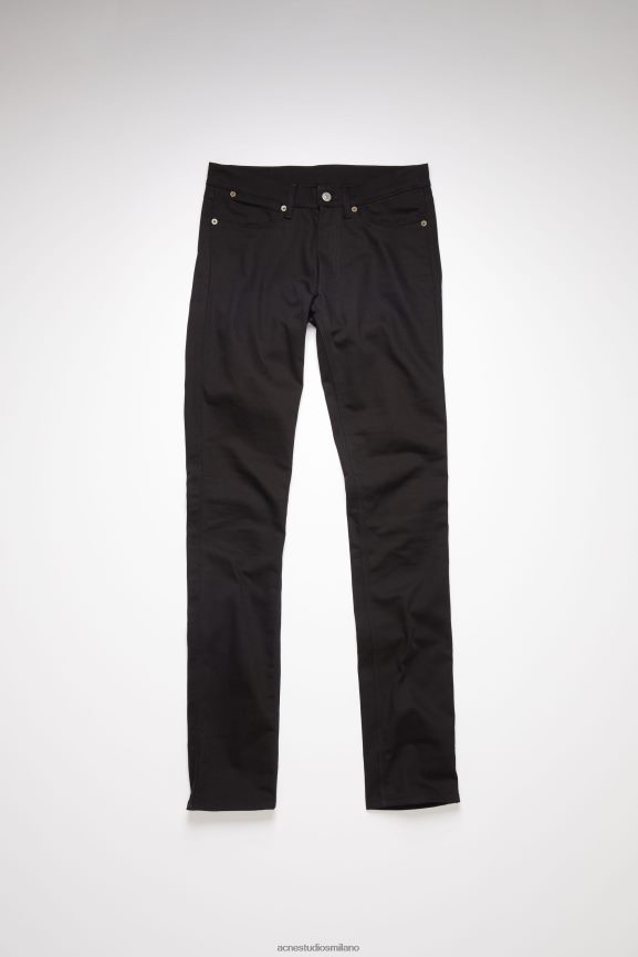 Acne Studios jeans slim fit - max abbigliamento nero 0N8X1208