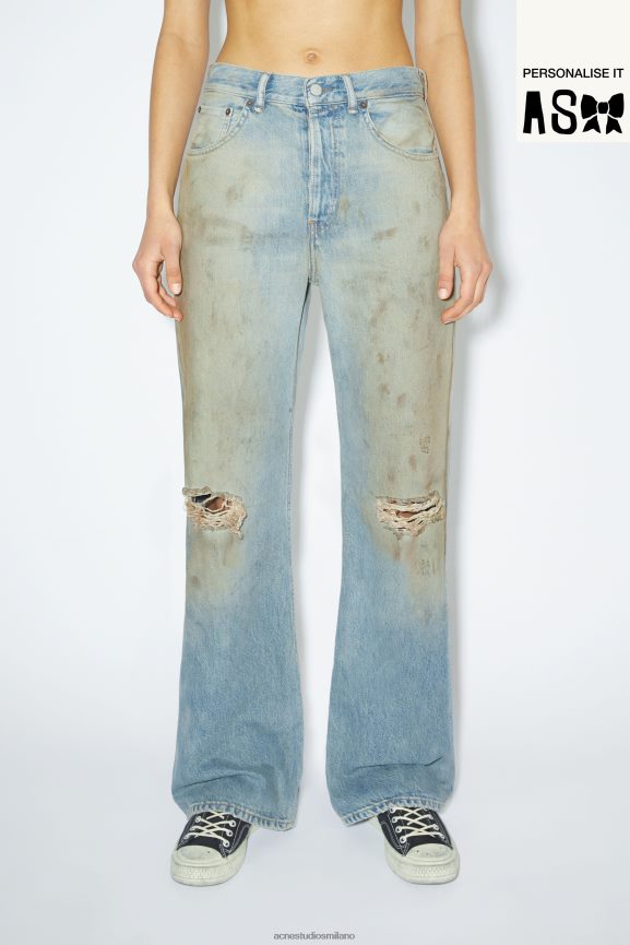 Acne Studios jeans vestibilità ampia - 2021f abbigliamento metà blu 0N8X229