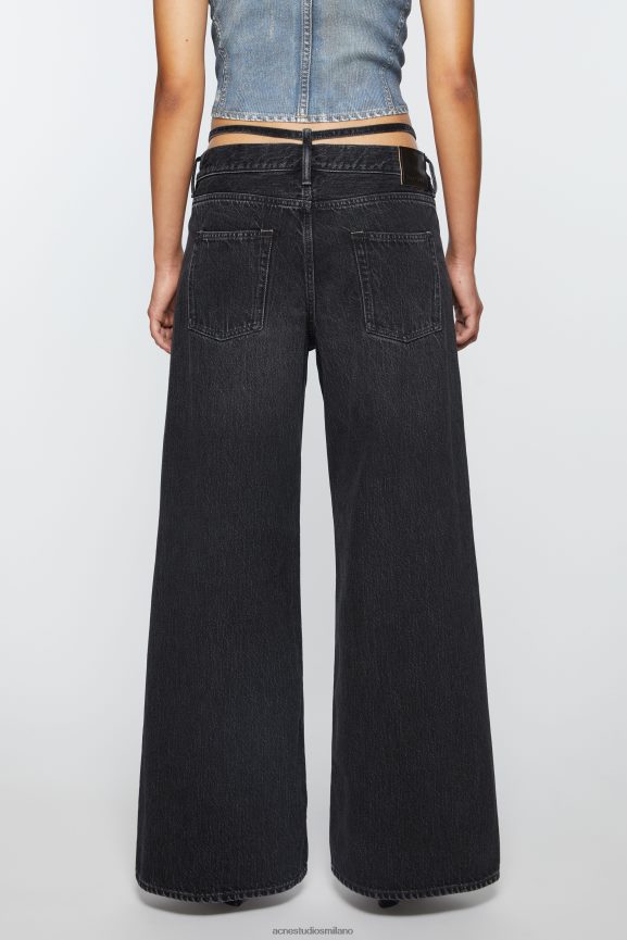 Acne Studios jeans vestibilità regolare - 2004 abbigliamento nero 0N8X218