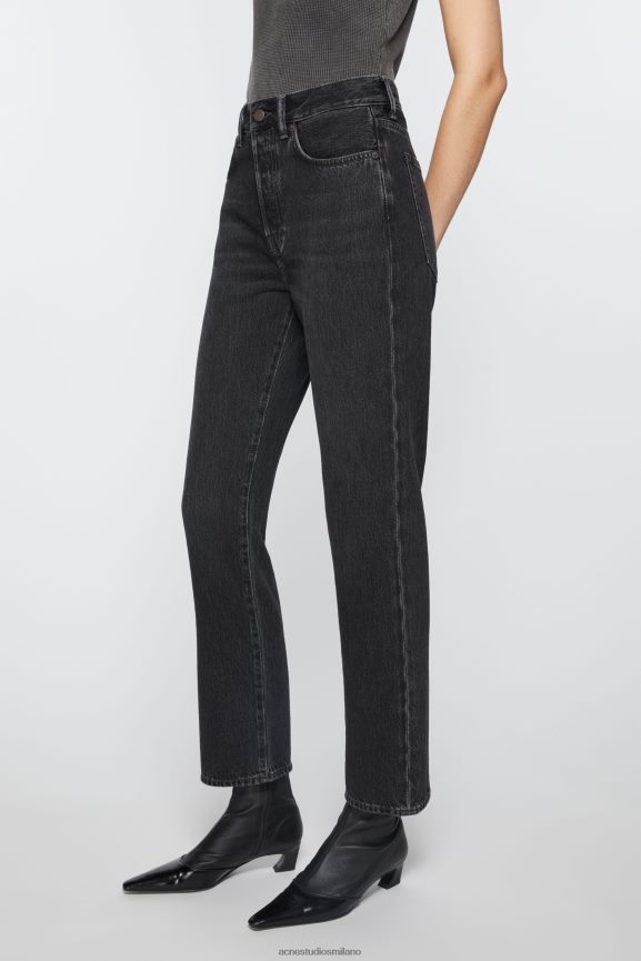 Acne Studios jeans vestibilità regolare - mece abbigliamento nero 0N8X228