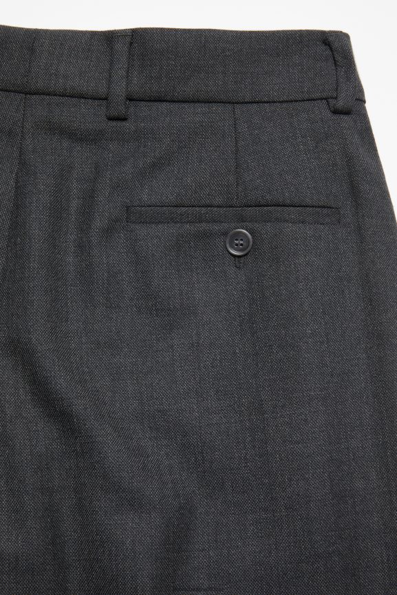 Acne Studios pantaloni avvolgenti su misura abbigliamento grigio 0N8X296