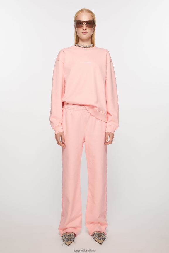 Acne Studios pantaloni della tuta abbigliamento rosa pallido 0N8X298