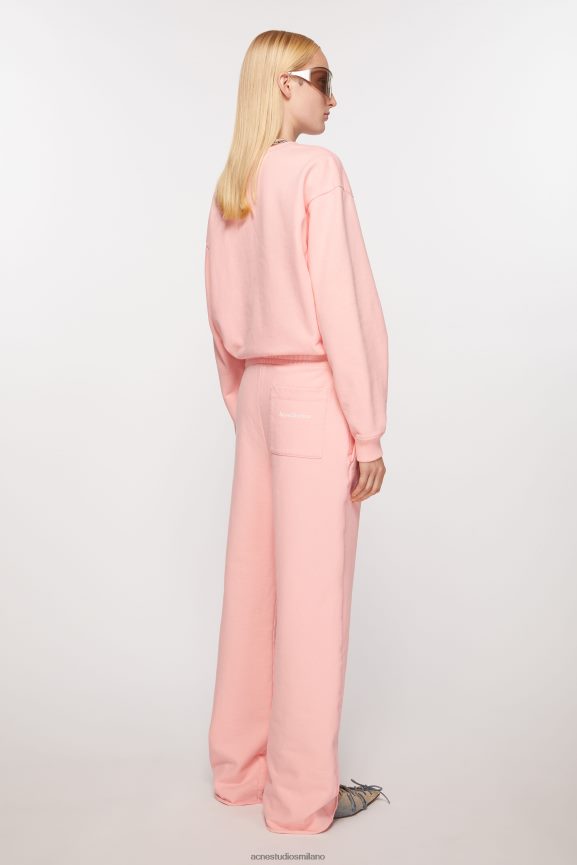 Acne Studios pantaloni della tuta abbigliamento rosa pallido 0N8X298