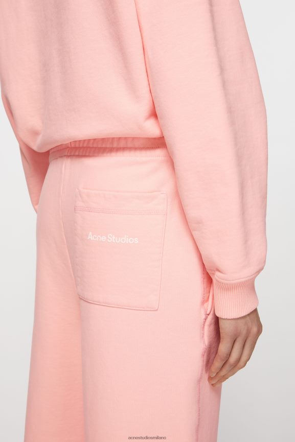 Acne Studios pantaloni della tuta abbigliamento rosa pallido 0N8X298