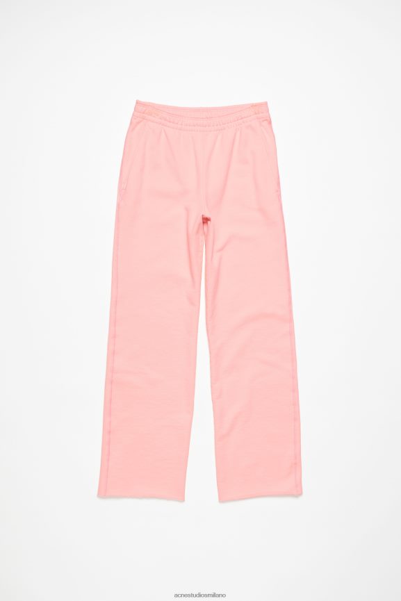 Acne Studios pantaloni della tuta abbigliamento rosa pallido 0N8X298