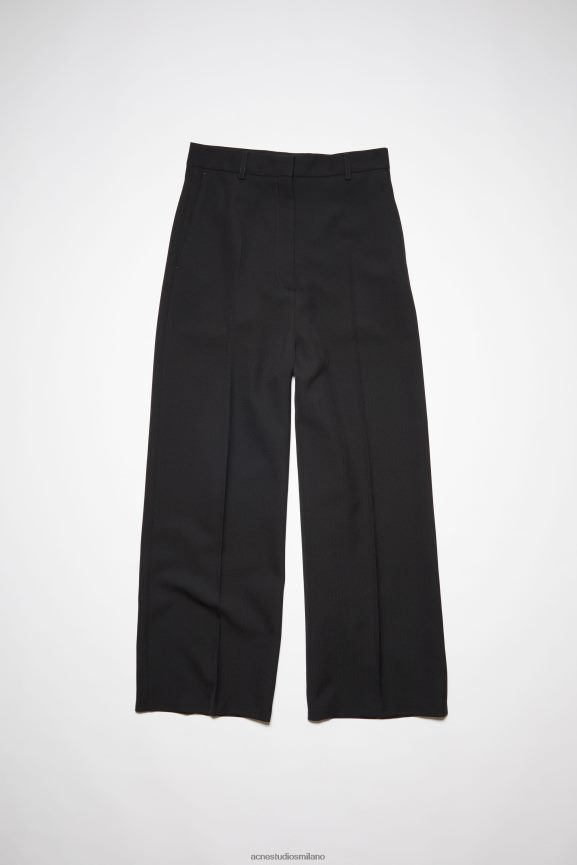 Acne Studios pantaloni in misto lana abbigliamento nero 0N8X406